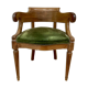 Velvet seated convertible-style chair