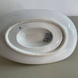 Sauce boat in blue iron earth Sarreguemines model Carmen