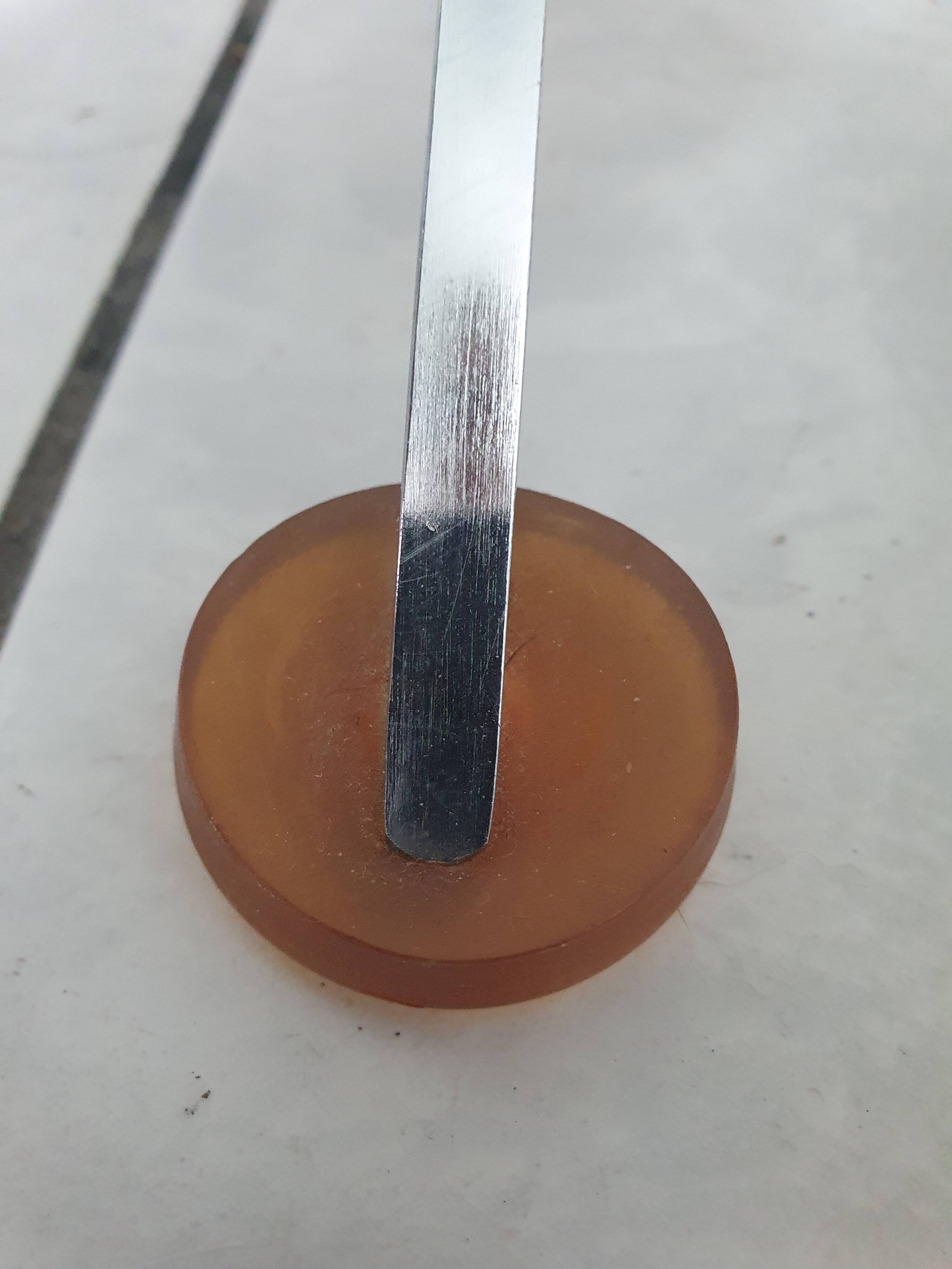 Coffee table with compass legs from the 60s