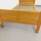 Vintage Mountain Design Les Arcs bed in ash wood from the 60s 70s