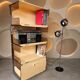 Pair of Space Age library modules – Vintage 70s design