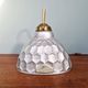 Mercurised glass wall light, Helioray, 1930