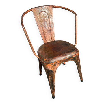 Tolix chair, made of metal