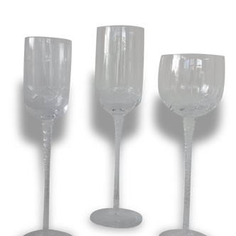 Service of Crystal glasses