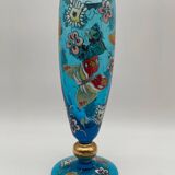 Vase en verre peint à la main José Sir Royo