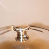 Légumier avec couvercle en métal argenté