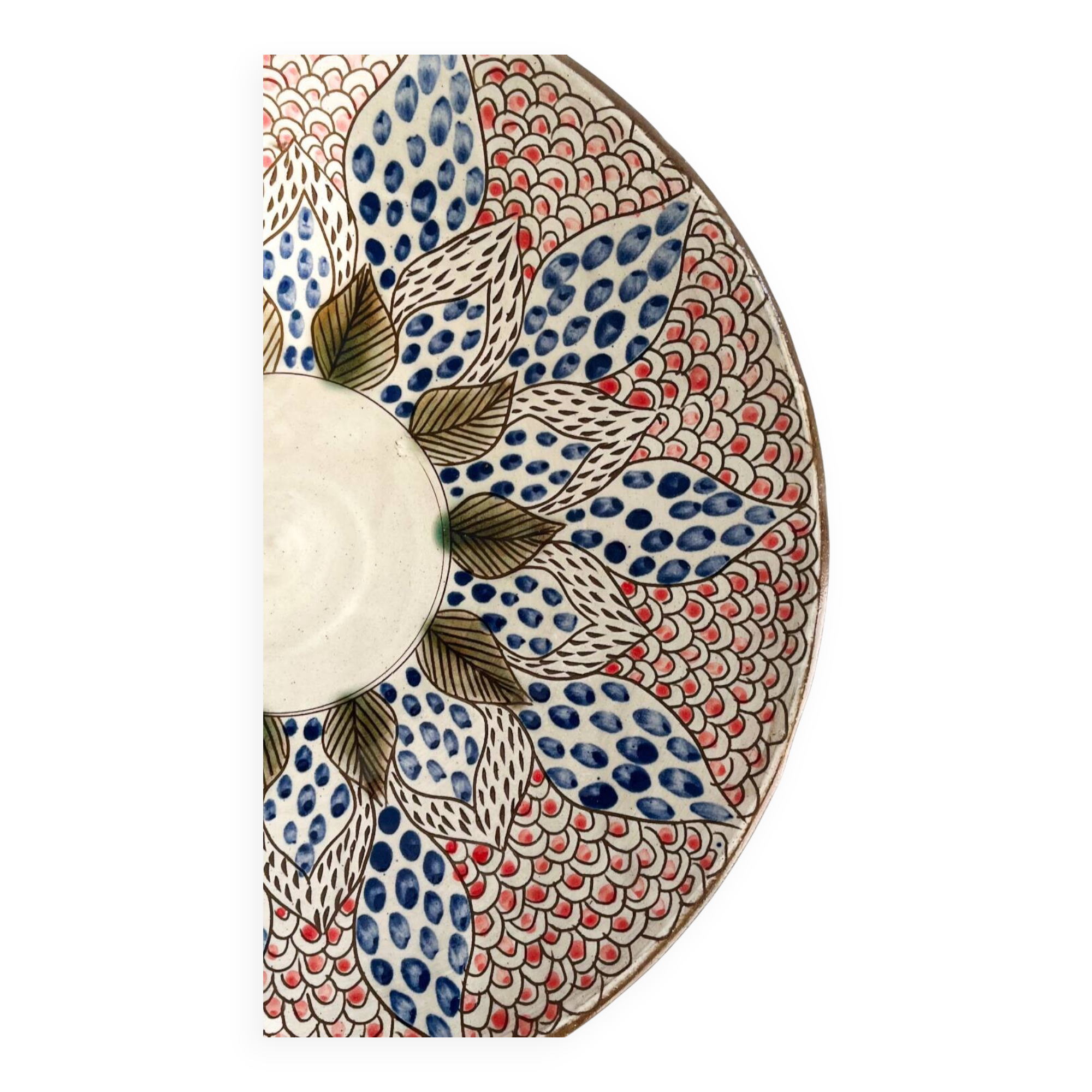 Terracotta dish from Luxor, Egypt