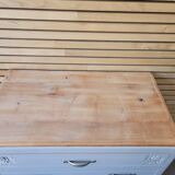 Art Deco chest of drawers with moustache encroachment