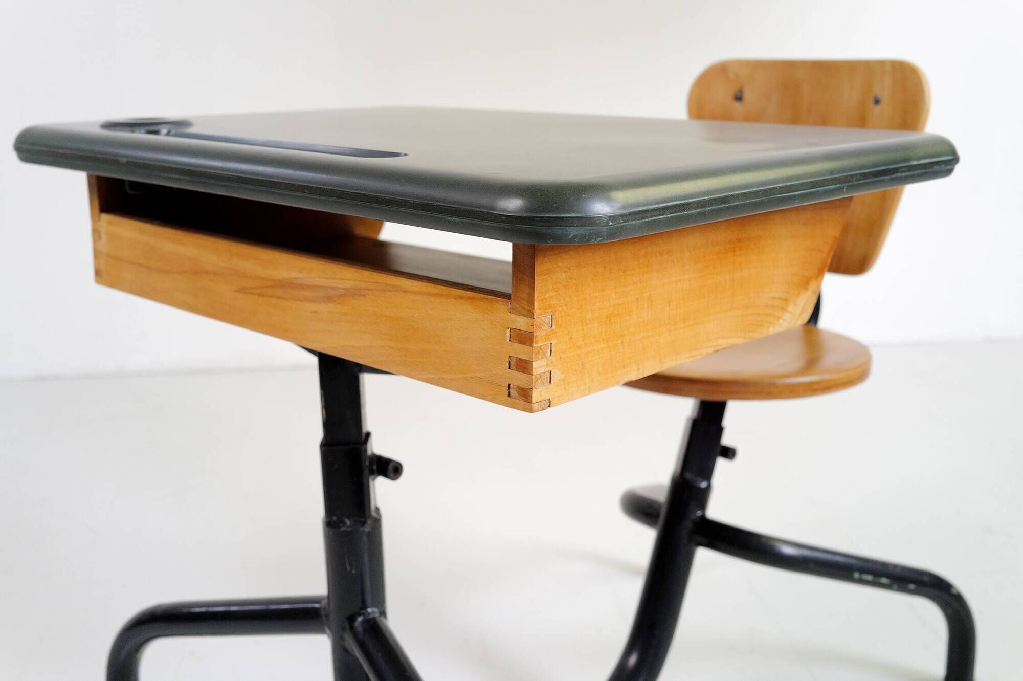 Desk One Place by Jean Prouvé, France 1940