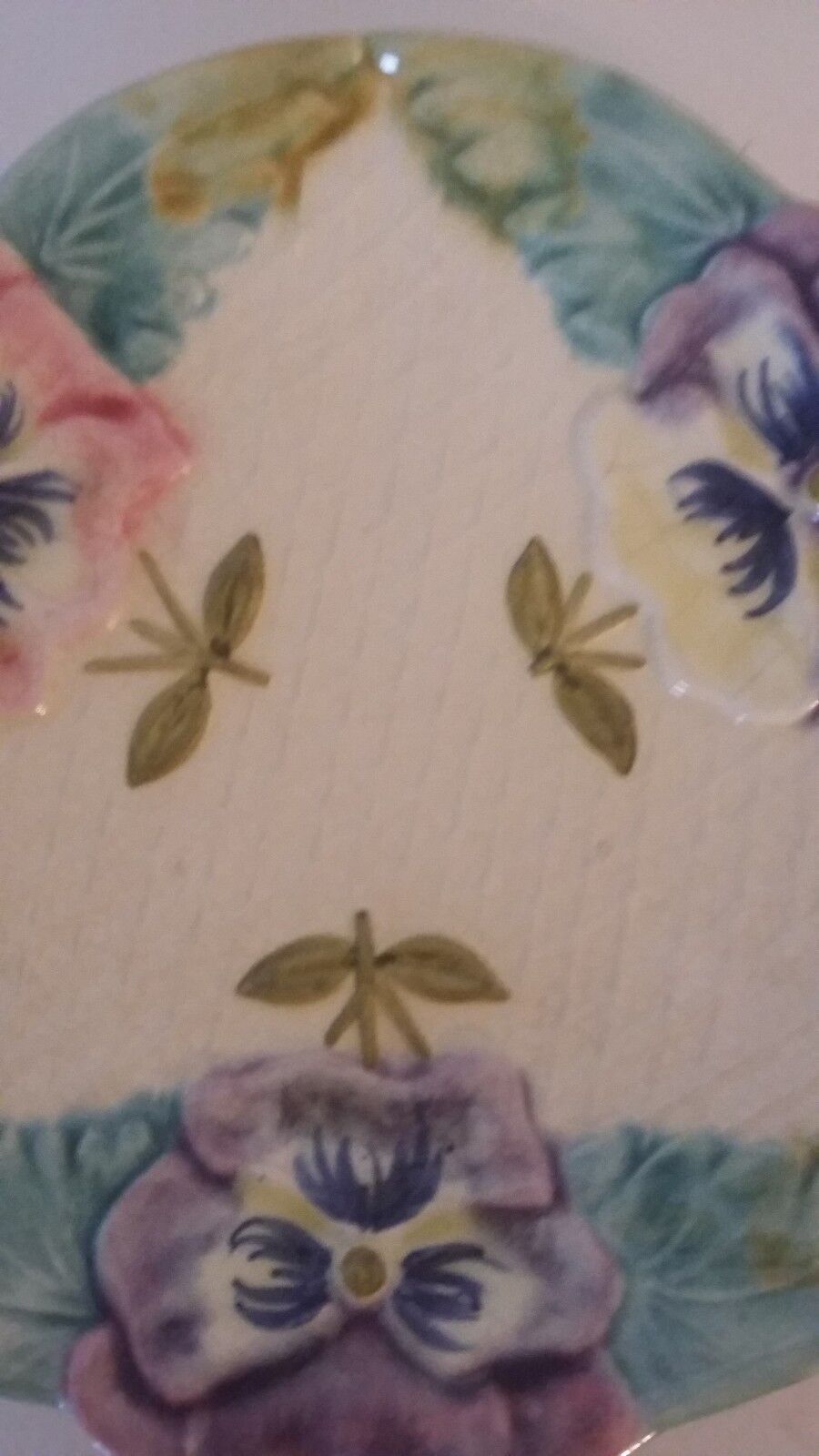 Plate slip thoughts late nineteenth Choisy le Roi