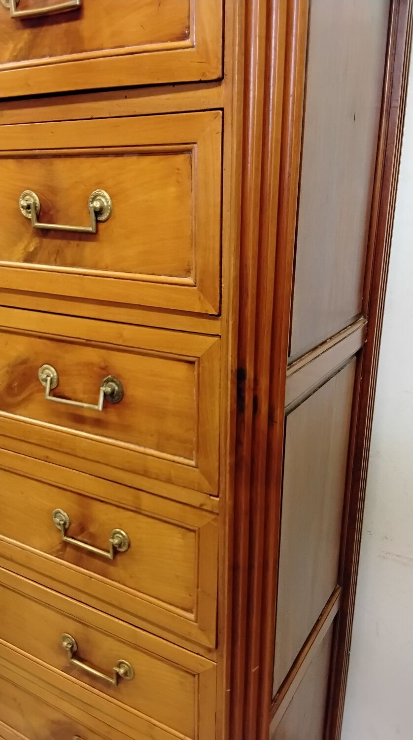 Louis XVI style walnut chest of drawers