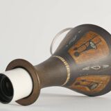 Unique Scandinavian Modern Ceramic Table Lamp by Munk, Sweden