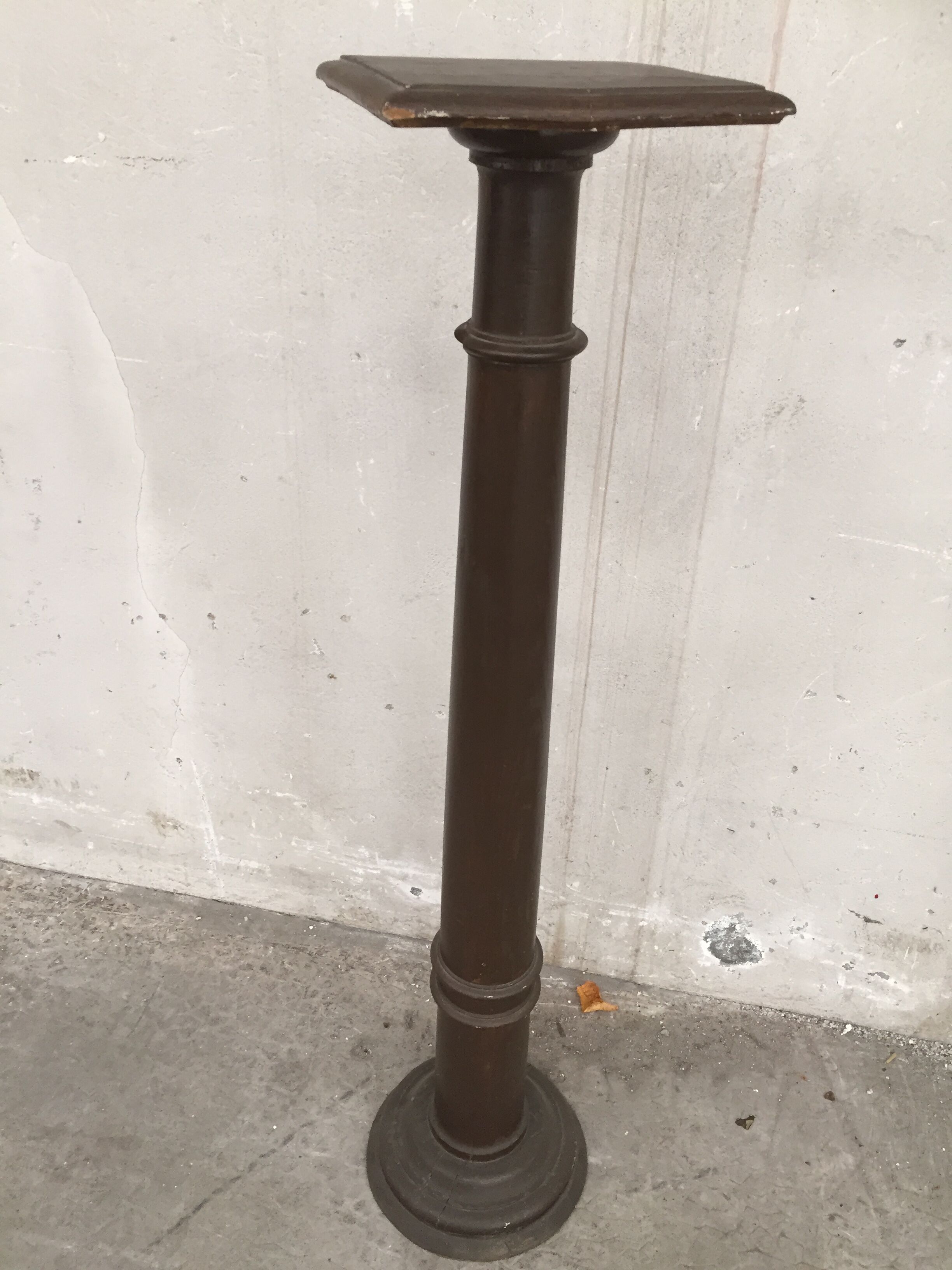 Painted wood column