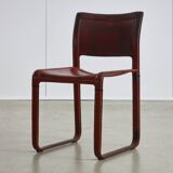 Set of 4 Sistina Strap Chair by Tito Agnoli for Matteo Grassi, 1980s