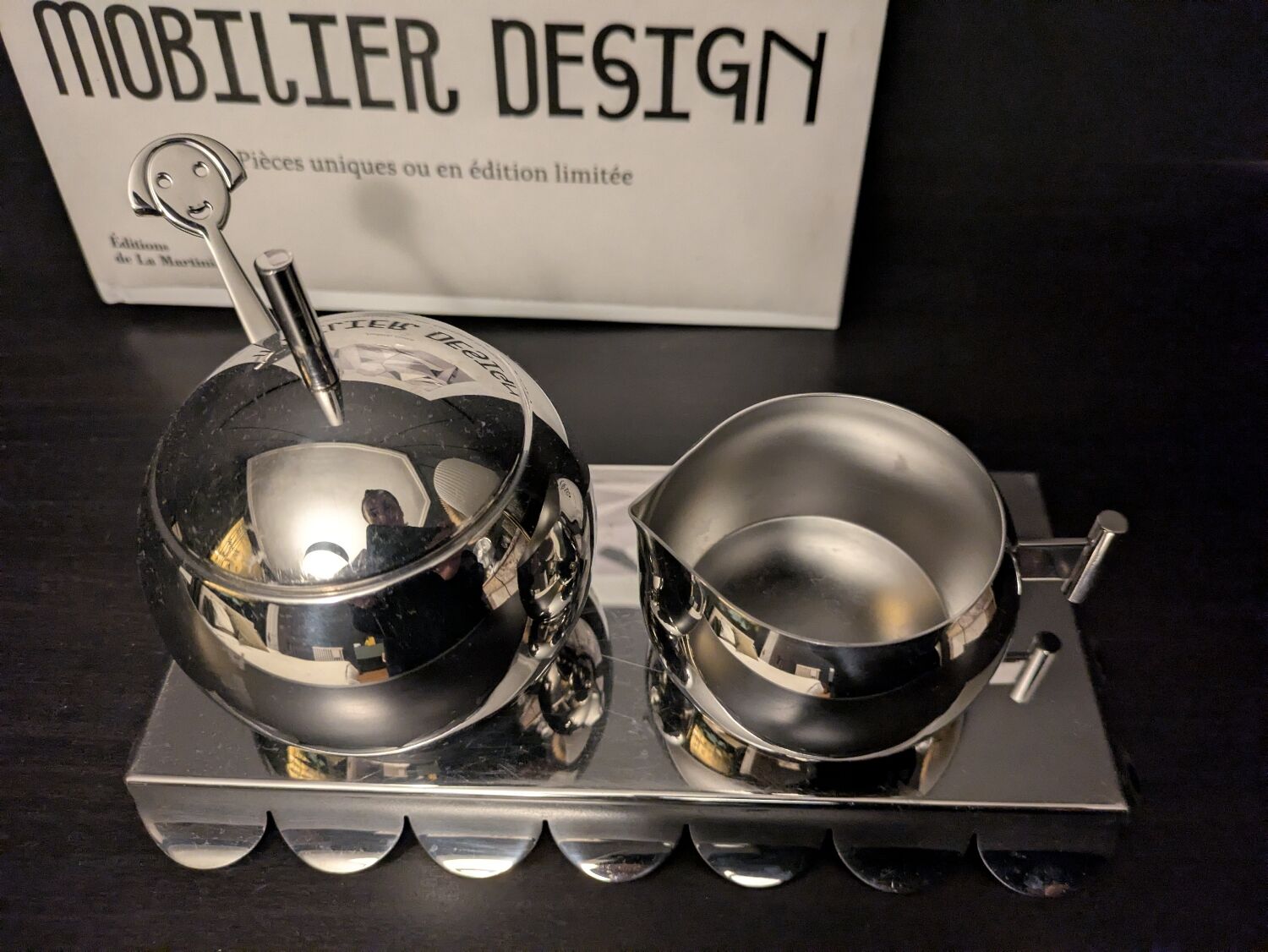 Sugar bowl and cream jug Alessi