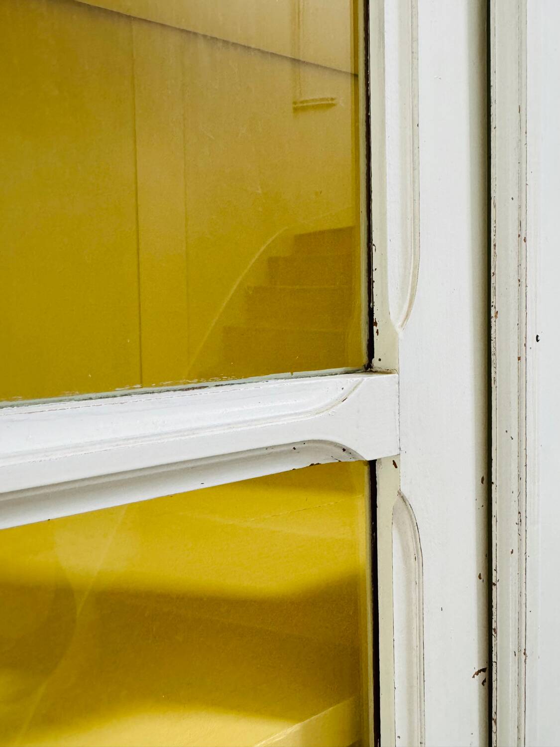 Parisian wardrobe with two glass doors