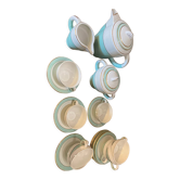 Service à café faïencerie de Dorchies 8 tasses
