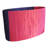 Pink and purple moiré lampshade