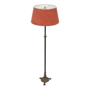 Lampadaire George Hansen Lucite Metalarte années 1970 Espagne