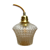 Vintage glass tulip hanging lamp