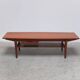 Large coffee table with magazine rack by O.M.F., 1960s