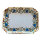 Art Nouveau serving dish from the Luneville faience factory model Sarah.