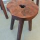 Set of brutalist stools