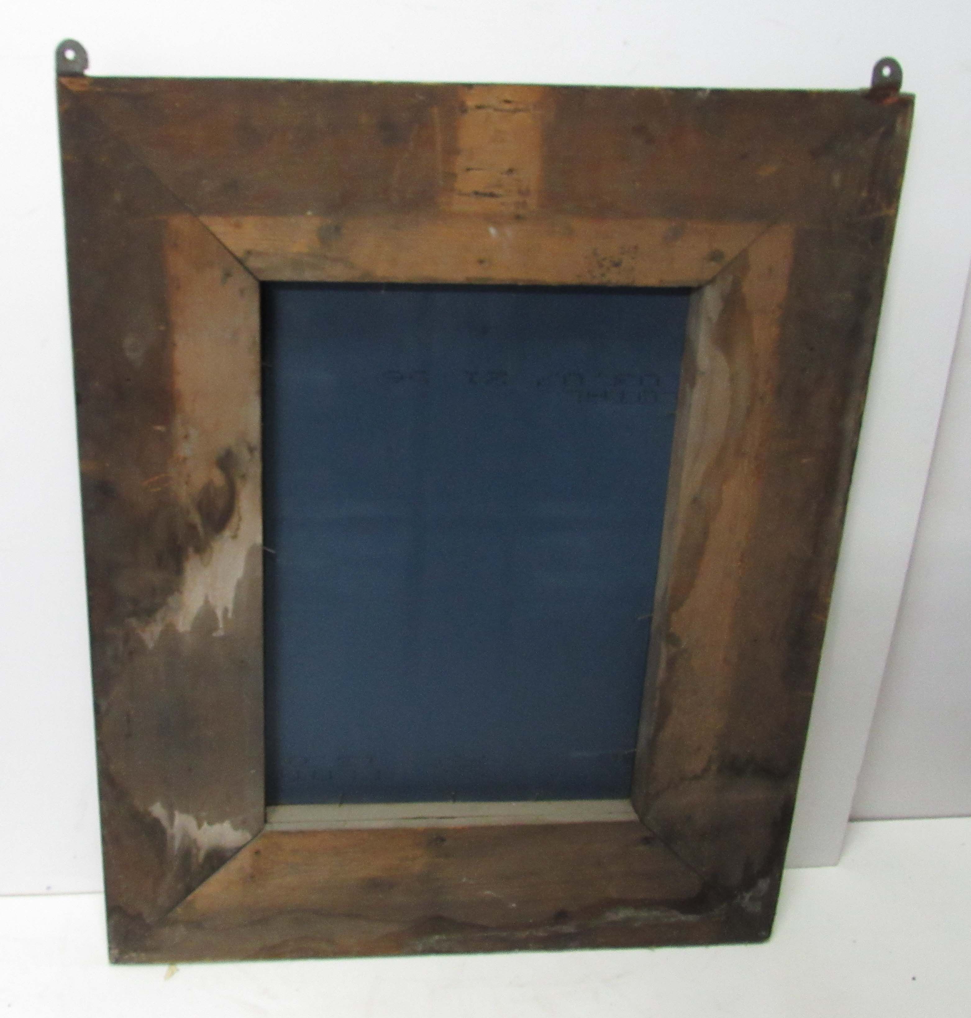 19th period beveled mirror 80x98cm