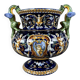 Vase en faïence de Gien à décor Renaissance, XXe Siècle