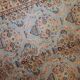 Vintage indian carpet tabriiz handmade 126cm x 188cm 1960s, 1c736