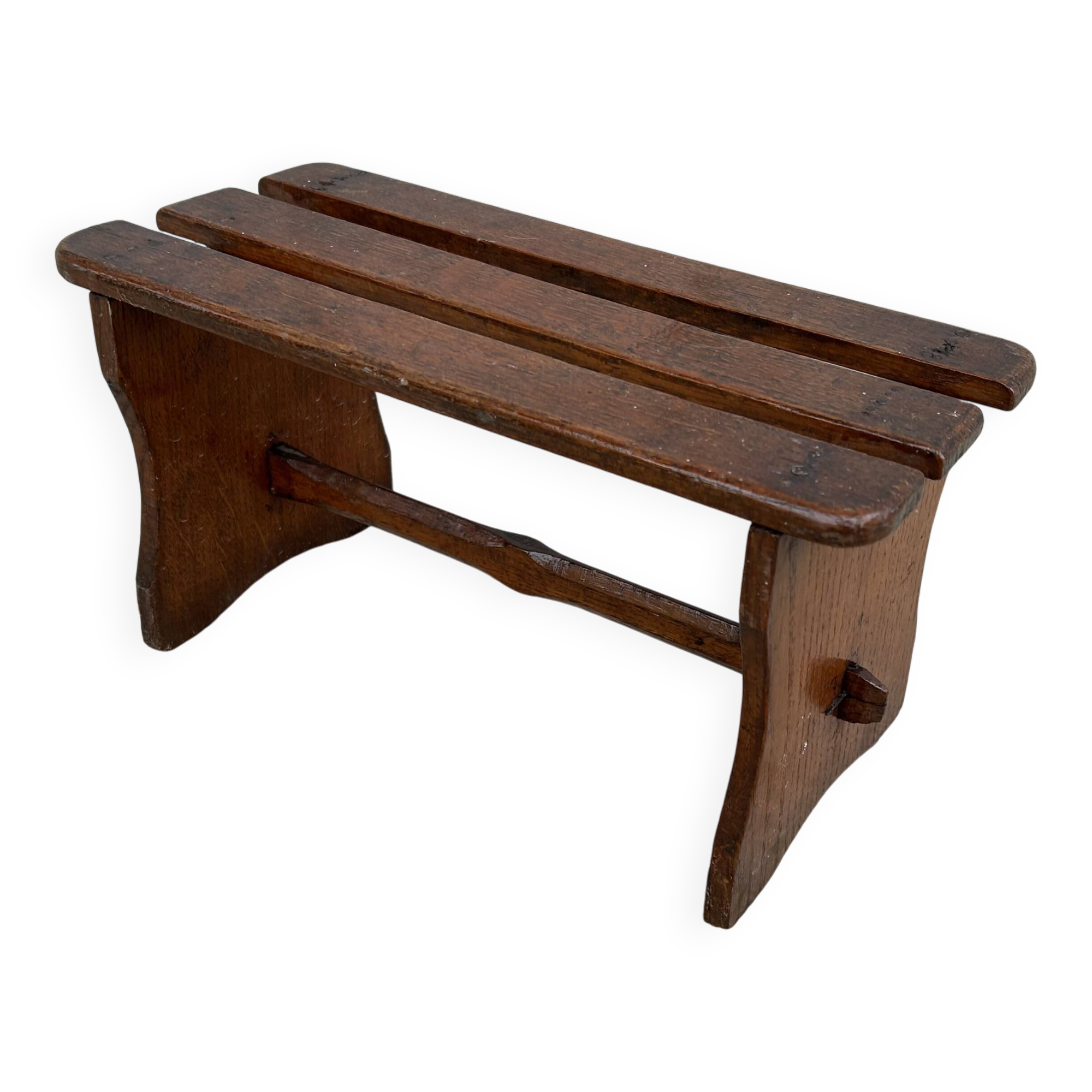 Small antique wooden step stool