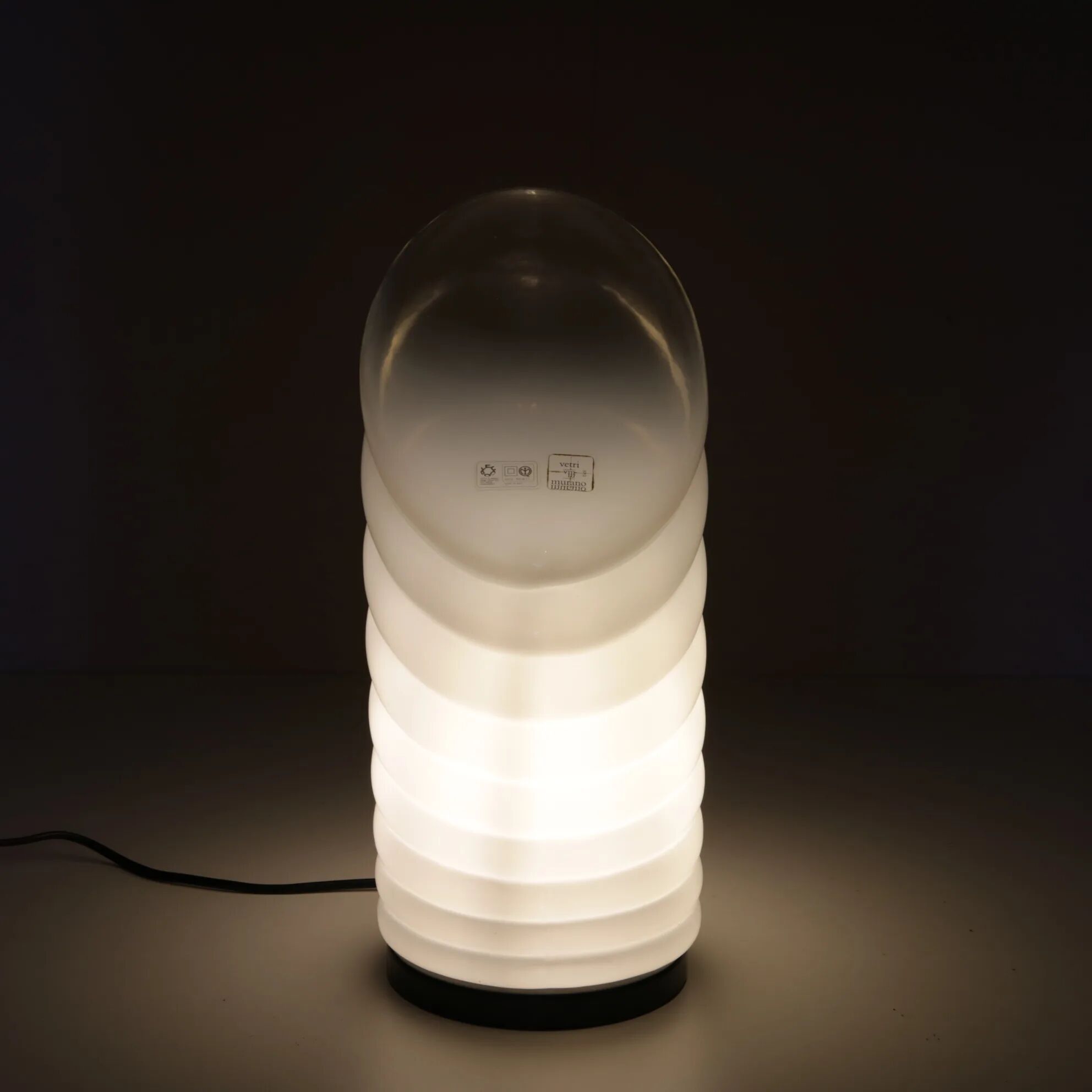 1980s “Coba” table lamp by R. Pamio & R. Toso for Leucos, Italy