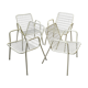 4 emu metal garden armchairs model rio