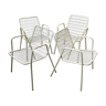 4 fauteuils de jardin metal emu modèle rio