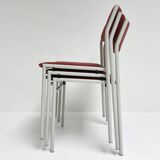 Ensemble de 6 chaises empilables par Gijs van der Sluis, 1970