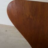 Teak 3107 Dining Chairs by Arne Jacobsen for Fritz Hansen, Set Of 3