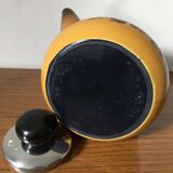 Enameled kettle with vintage stylized patterns. German brand ASTA