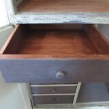 Vintage - Jam cupboard - Low sideboard - Rustic / Shabby chic - Solid wood