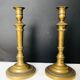 Pair of torches or candle holders in bronze