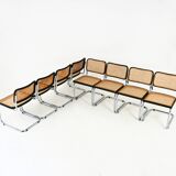 Set of 8 Dining Chairs Style B32 by Marcel Breuer