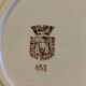 Gien's opaque porcelain round dish