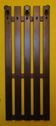 Mid century wall-mounted coat and hat rack, 1960s