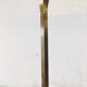 Postmodern Design Brass Fluted Torchiere Floor Lamp by Relco, Italy, 1980s