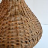 vintage rattan vase