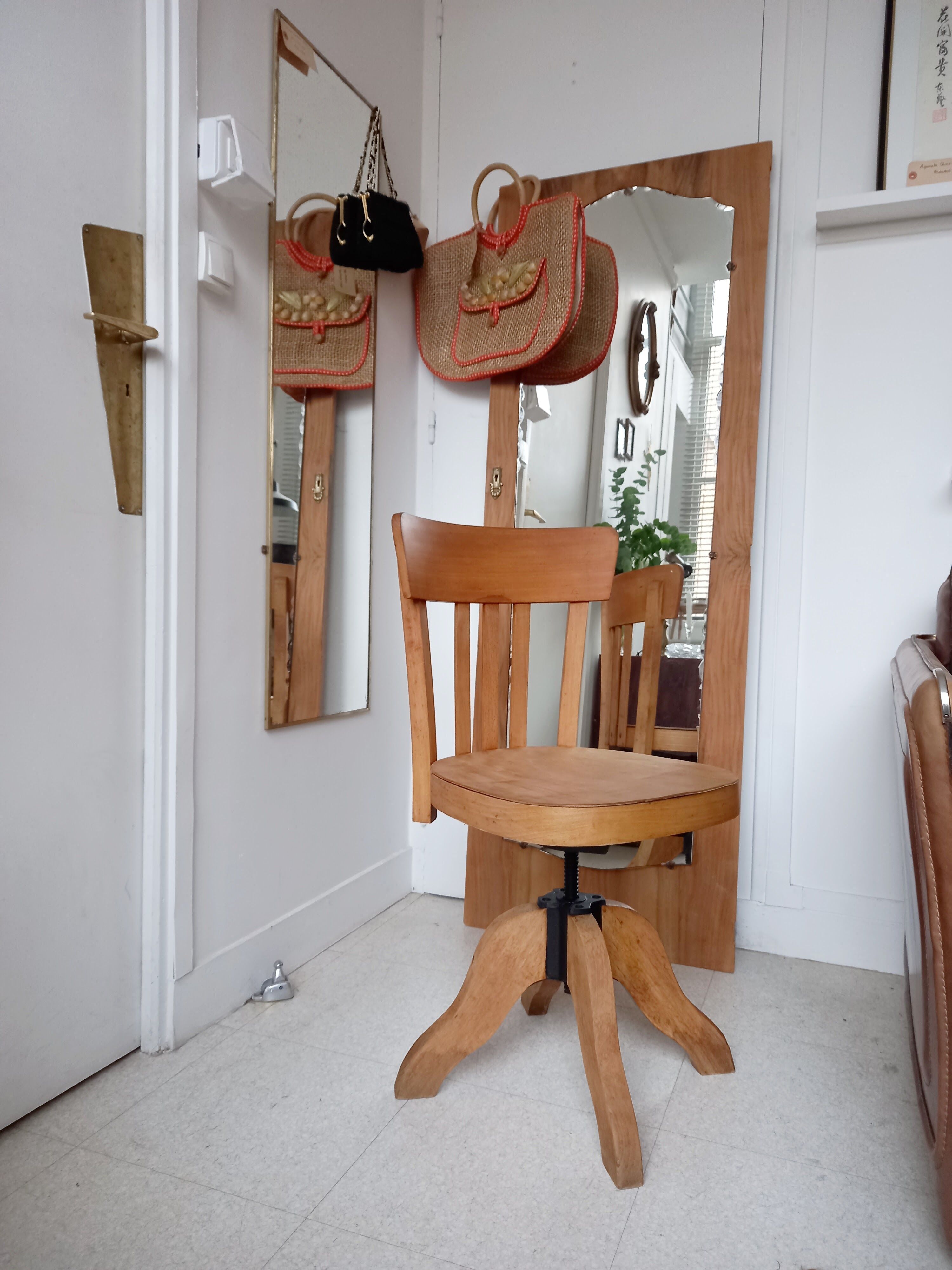 Vintage screw office chair Stella