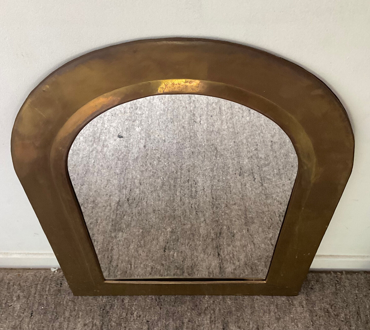 Vintage copper mirror 60s-70s