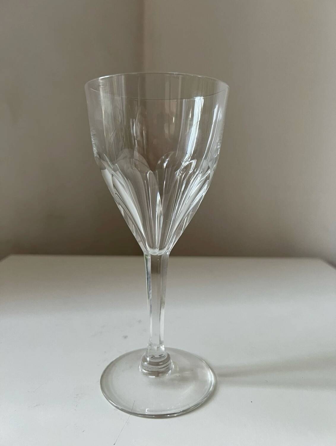 Saint Louis crystal glass, Bristol model, H 17.7