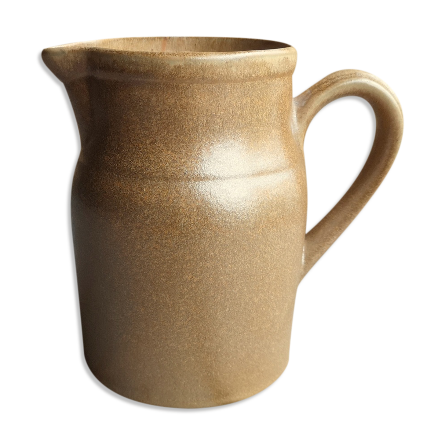 Brown Grepots Digoin sandstone pitcher