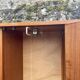 Meuble secrétaire armoire penderie 1950 placage teck