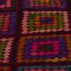 Unique Handwoven Vintage Rug 180x 273 cm